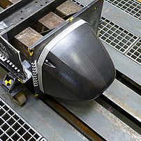 Sled test for testing the energy absorption capabilities of the front structure of a Formula SAE racing vehicle Sled test for testing the energy absorption capabilities of the front structure of a Formula SAE racing vehicle